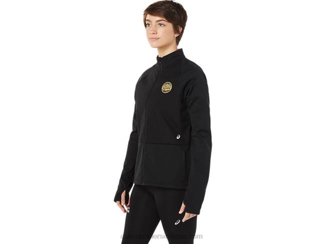 Women\s Lam Jacket Performance Black Asics XXPD3622