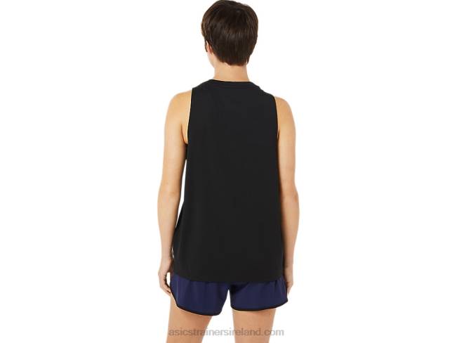 Women\s Lam Ready-Set II Singlet Performance Black Asics XXPD3616