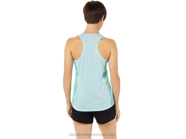 Women\s Light Mesh Singlet Clear Blue Asics XXPD3262