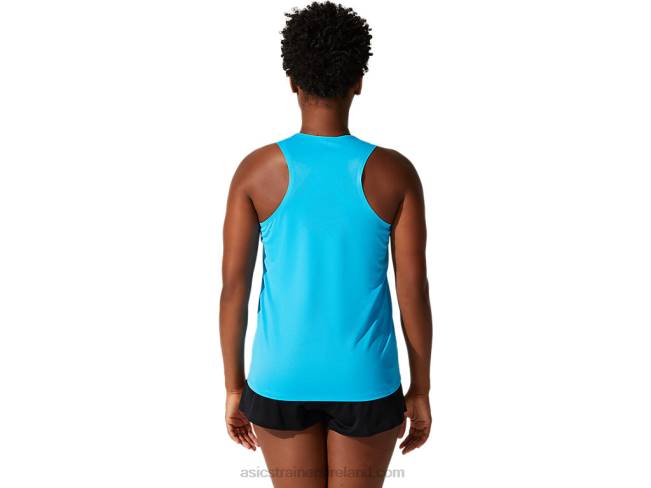 Women\s Light Mesh Singlet Digital Aqua Asics XXPD4075