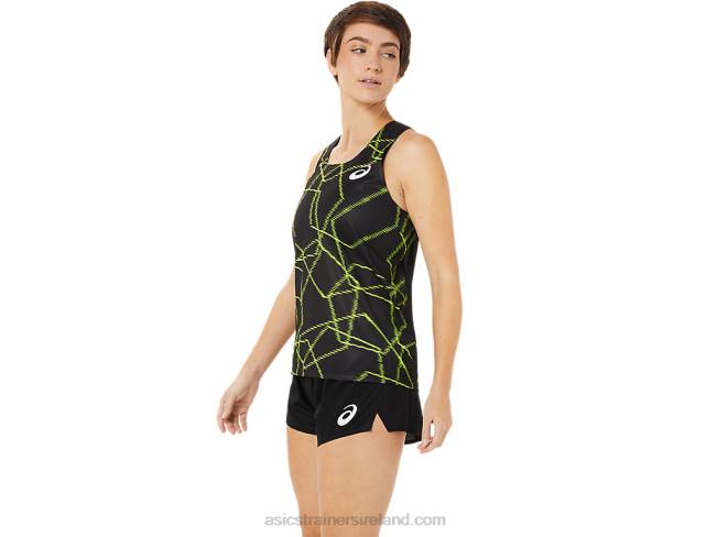 Women\s Light Mesh Singlet Performance Black Asics XXPD3405