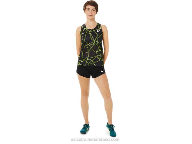 Women\s Light Mesh Singlet Performance Black Asics XXPD3405