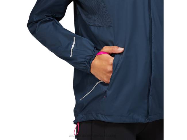 Women\s Lite-Show Jacket French Blue Asics XXPD3678