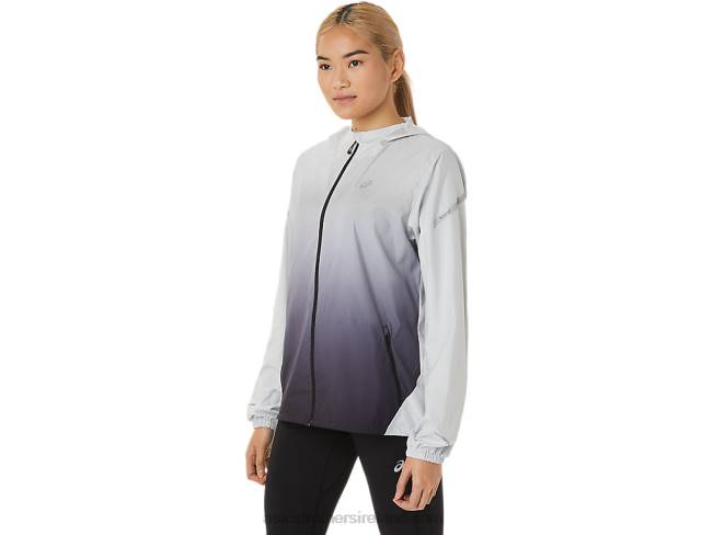 Women\s Lite-Show Jacket Glacier Grey/Performance Black Asics XXPD2785