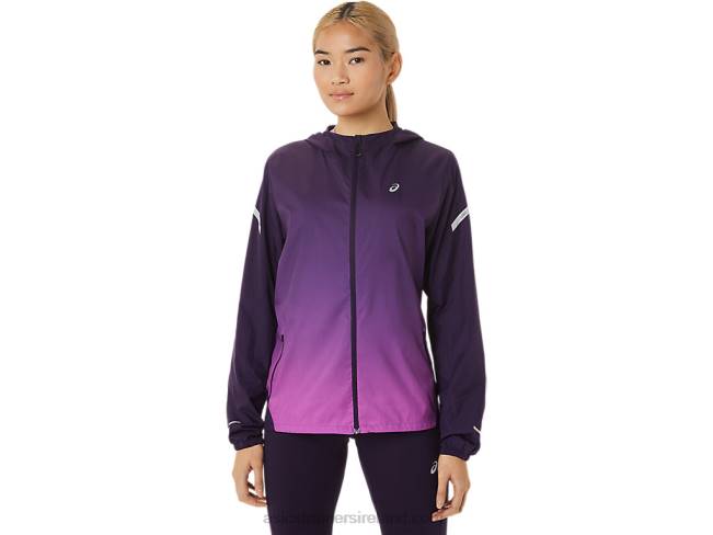 Womens Lite-Show Jacket Night Shade/Orchid Asics XXPD2790