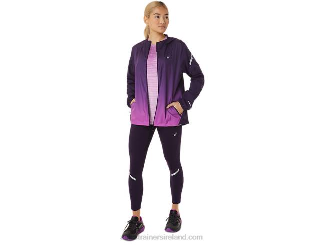 Women\s Lite-Show Jacket Night Shade/Orchid Asics XXPD2790