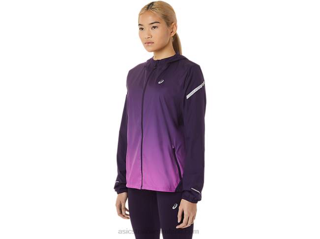 Women\s Lite-Show Jacket Night Shade/Orchid Asics XXPD2790