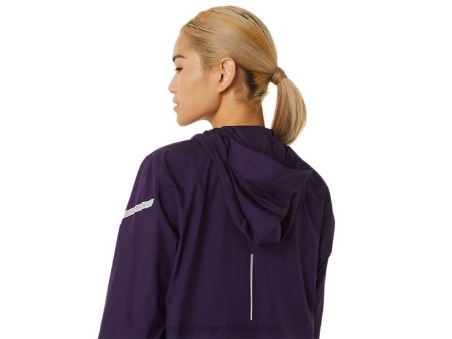 Women\s Lite-Show Jacket Night Shade/Orchid Asics XXPD2790