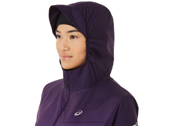 Women\s Lite-Show Jacket Night Shade/Orchid Asics XXPD2790