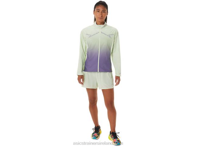 Women\s Lite-Show Jacket Whisper Green/Dusty Purple Asics XXPD2334