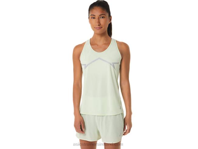 Womens Lite-Show Tank Whisper Green Asics XXPD2335