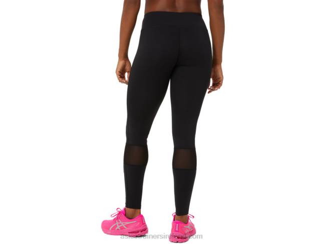 Women\s Lite-Show Tight Performance Black/Lime Green Asics XXPD3484