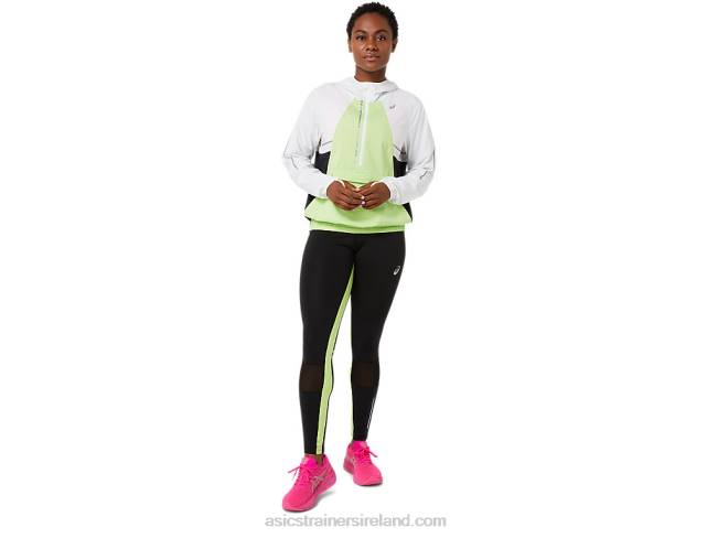 Women\s Lite-Show Tight Performance Black/Lime Green Asics XXPD3484