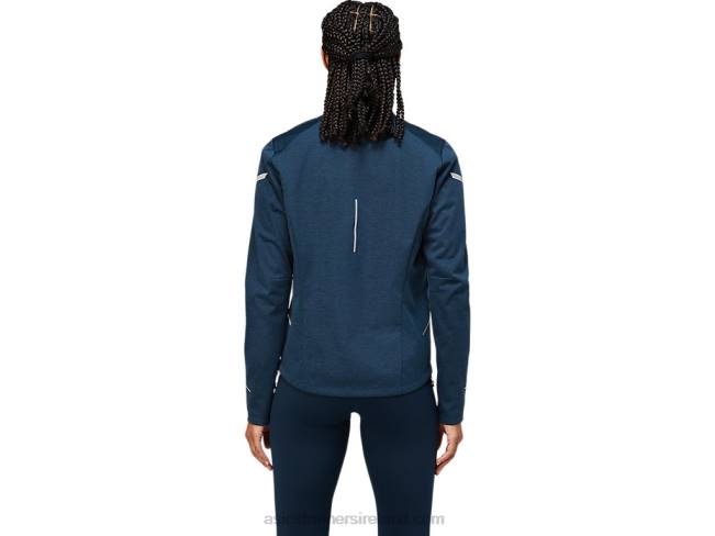 Women\s Lite-Show Winter Jacket French Blue Heather Asics XXPD3653