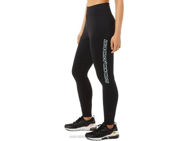 Women\s Logo Graphic Tight Performance Black Asics XXPD3384