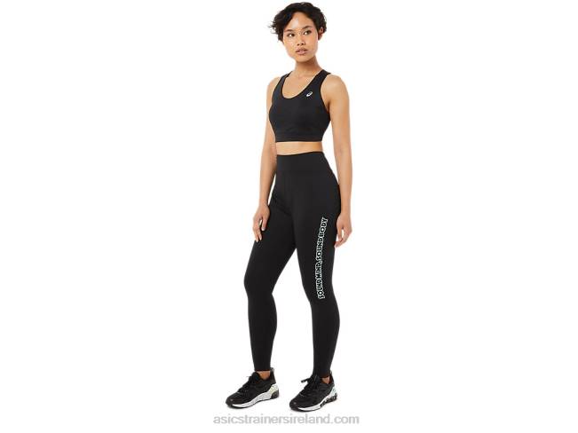 Women\s Logo Graphic Tight Performance Black Asics XXPD3384