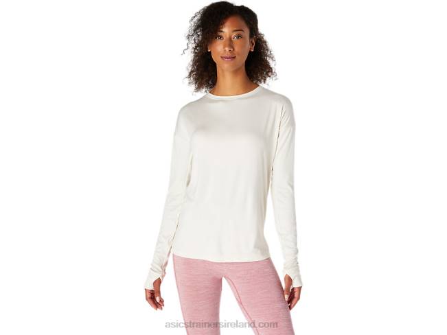 Womens Long Sleeve Top Birch Asics XXPD3676