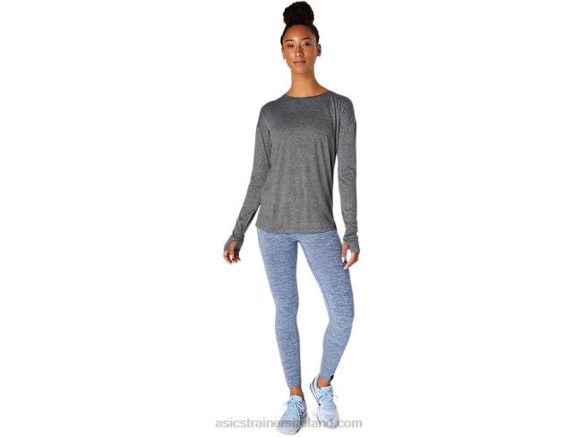 Women\s Long Sleeve Top Performance Black Asics XXPD3674