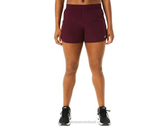 Womens Lyte Speed 4in Run Short Deep Mars Asics XXPD3712