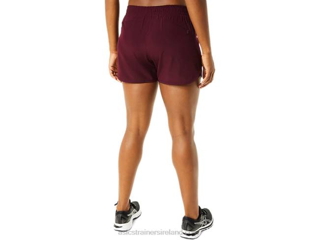 Women\s Lyte Speed 4in Run Short Deep Mars Asics XXPD3712