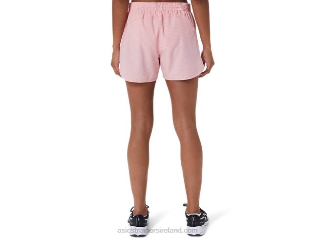 Women\s Lyte Speed 4in Run Short Frosted Rose Spacedye Asics XXPD3116