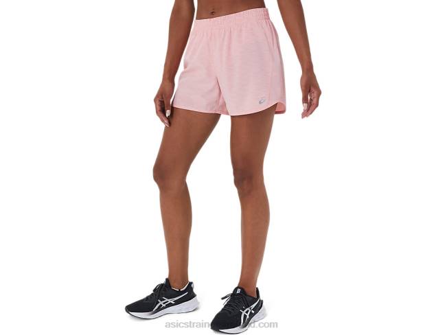 Women\s Lyte Speed 4in Run Short Frosted Rose Spacedye Asics XXPD3116