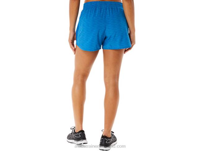 Women\s Lyte Speed 4in Run Short Lake Drive Spacedye Asics XXPD3302