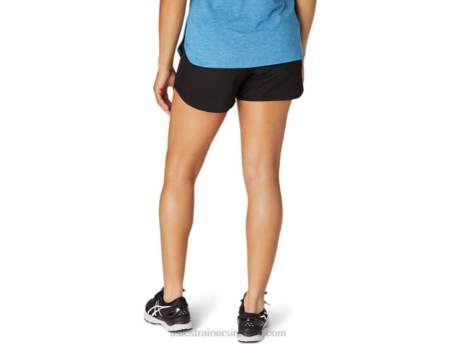 Women\s Lyte Speed 4in Run Short Performance Black Asics XXPD4099