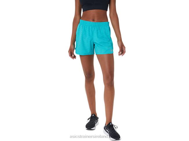 Womens Lyte Speed 4in Run Short Sea Glass Spacedye Asics XXPD3005