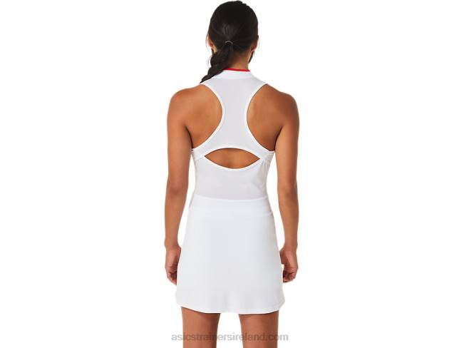 Women\s Match Dress Brilliant White Asics XXPD2526