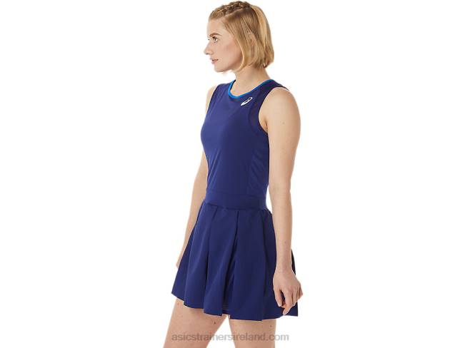 Women\s Match Dress Dive Blue Asics XXPD3042