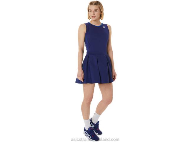 Women\s Match Dress Dive Blue Asics XXPD3042