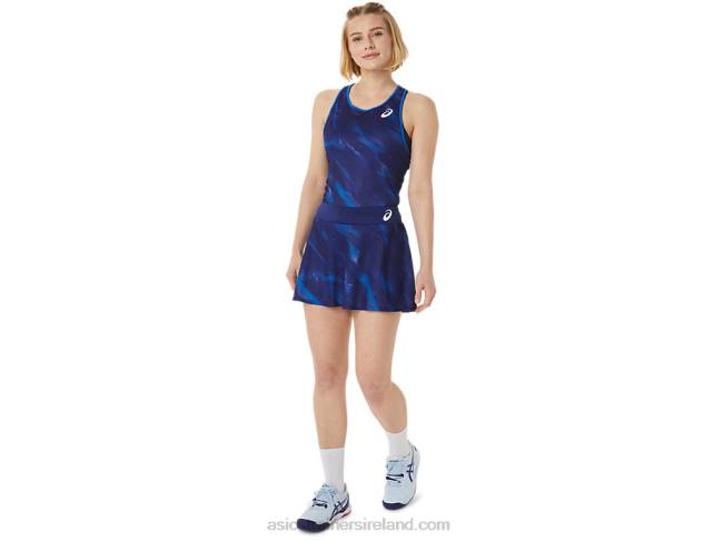 Women\s Match Graphic Skort Dive Blue Asics XXPD3064