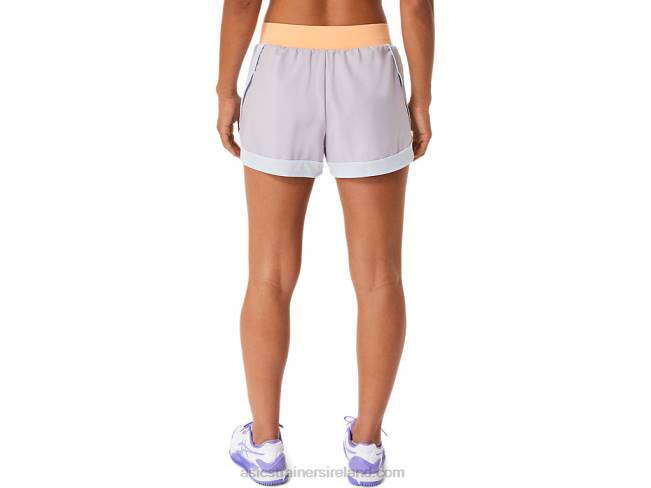 Women\s Match Short Dusk Violet/Orange Pop Asics XXPD2494