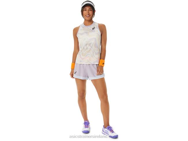 Women\s Match Short Dusk Violet/Orange Pop Asics XXPD2494