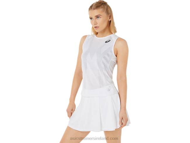 Women\s Match Tank Brilliant White Asics XXPD3478