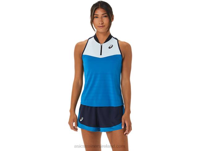 Womens Match Tank Sky/Reborn Blue Asics XXPD2251