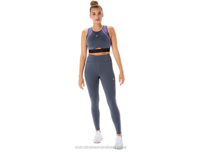 Women\s Mesh Panel Training Tight Carrier Grey Asics XXPD2311