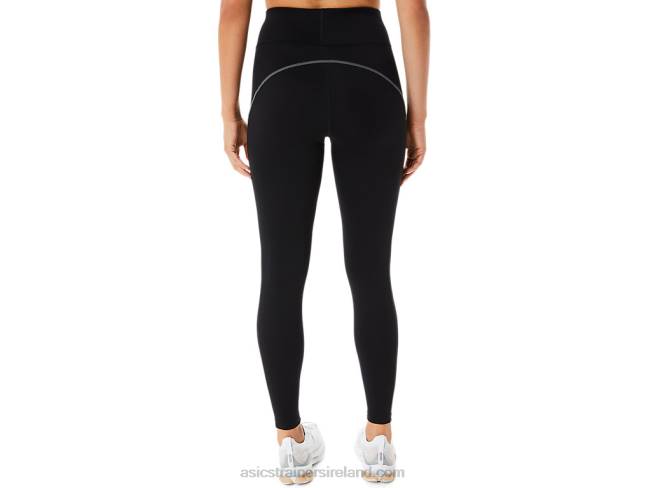 Women\s Mesh Panel Training Tight Performance Black Asics XXPD2308