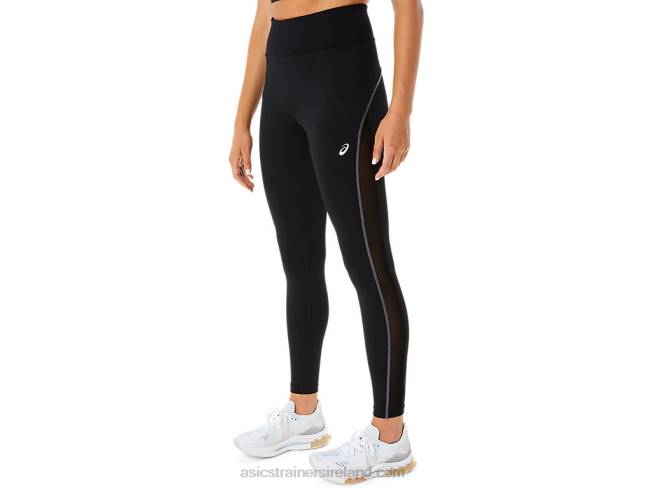 Women\s Mesh Panel Training Tight Performance Black Asics XXPD2308