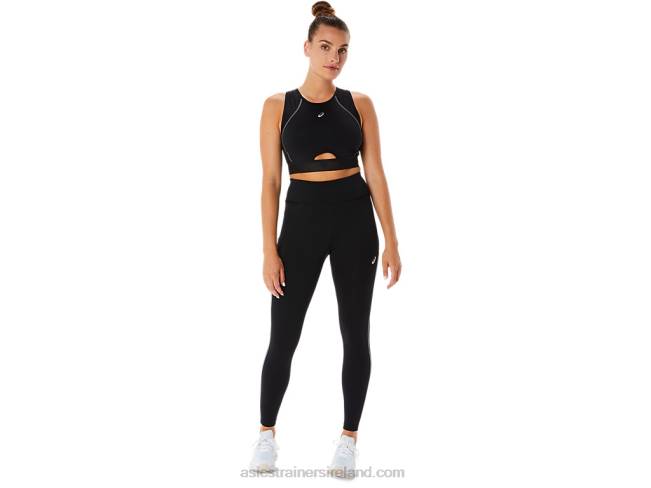 Women\s Mesh Panel Training Tight Performance Black Asics XXPD2308