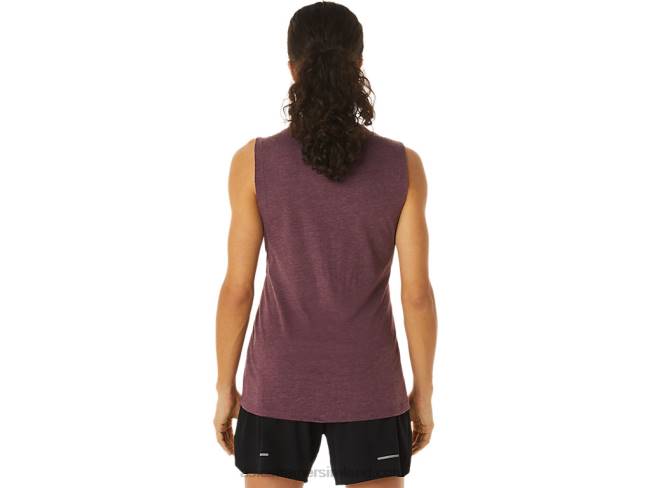 Women\s Mountain Muscle Tank Deep Mars Heather Asics XXPD2832