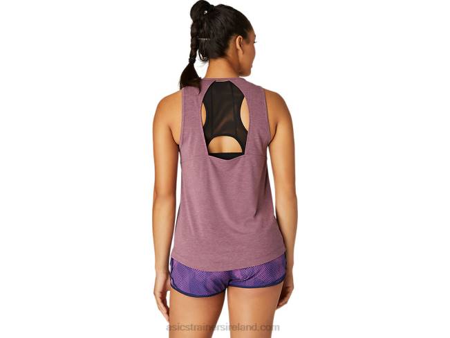 Women\s Muscle Tank Grape Heather Asics XXPD4107