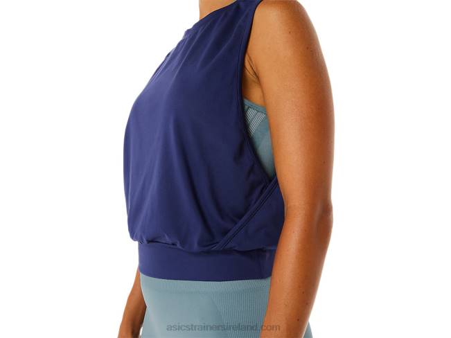 Women\s Nagino Flex Sleeveless Top Indigo Blue Asics XXPD2145