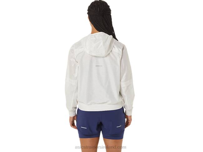 Women\s Nagino Run Jacket Cream Asics XXPD2243