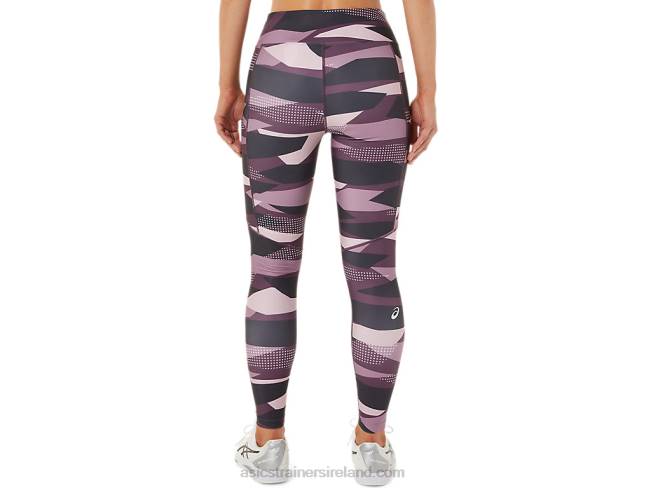 Women\s New Strong 92 Printed Tight Barely Rose Print Asics XXPD3340