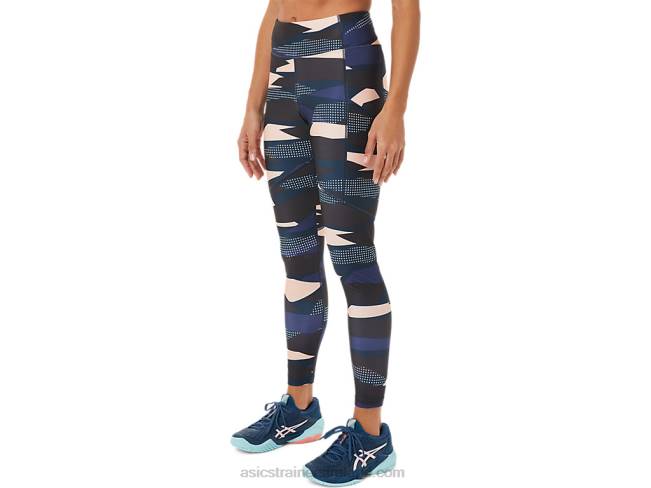 Women\s New Strong 92 Printed Tight Breeze Print Asics XXPD3463