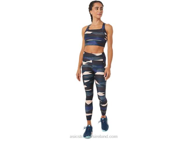 Women\s New Strong 92 Printed Tight Breeze Print Asics XXPD3463