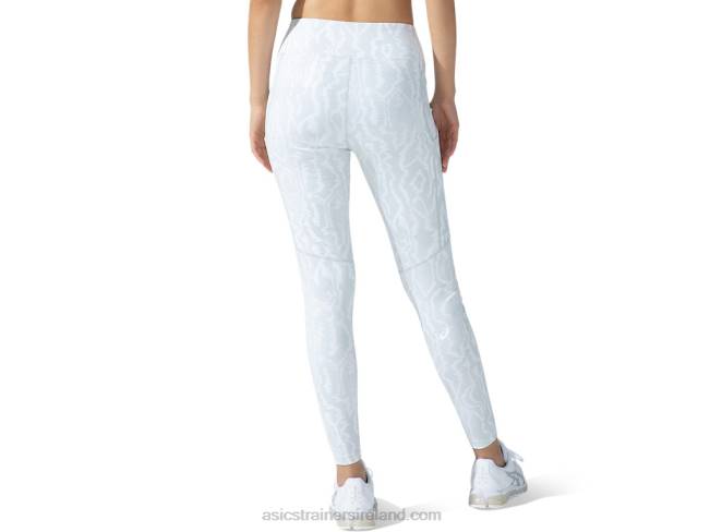 Women\s New Strong 92 Printed Tight Brilliant White Print Asics XXPD3794