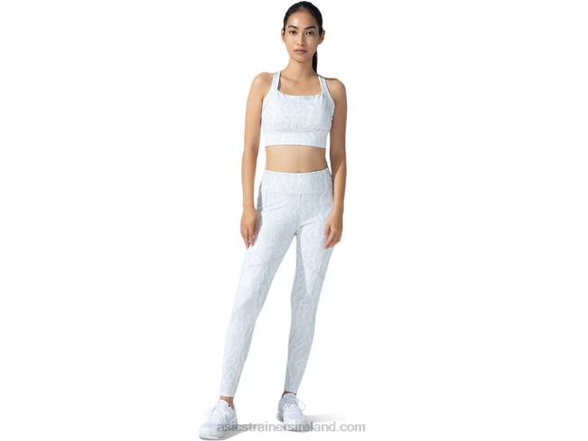 Women\s New Strong 92 Printed Tight Brilliant White Print Asics XXPD3794